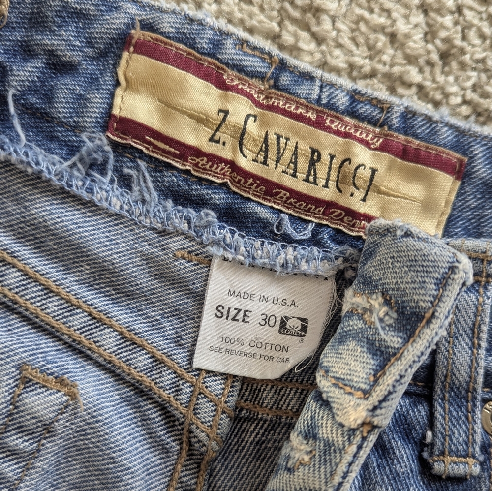 Z. Cavaricci Denim Jeans Size 30 - Picture 4 of 7